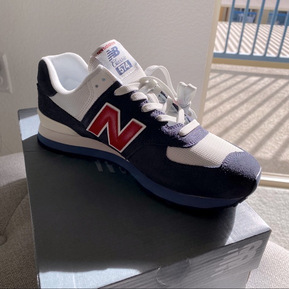 New Balance Other - SOLD - New Balance 574 Classic Core Plus Navy Red